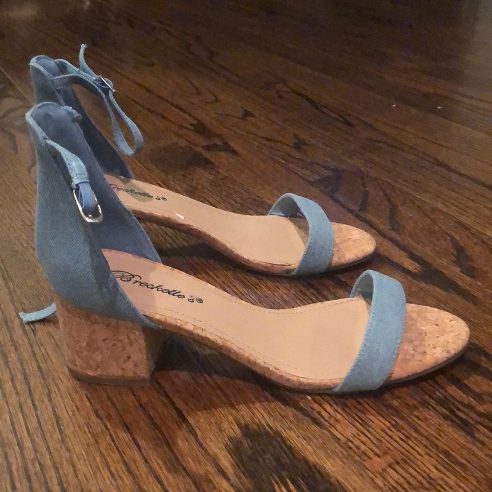 Denim sandal